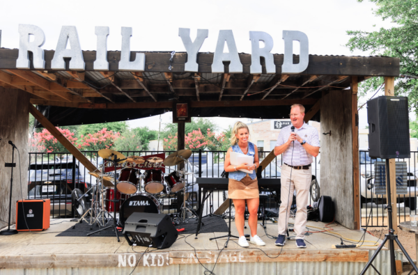 Mayor Cheney supporting local musicians and Melody of Hope Live in Frisco Texas