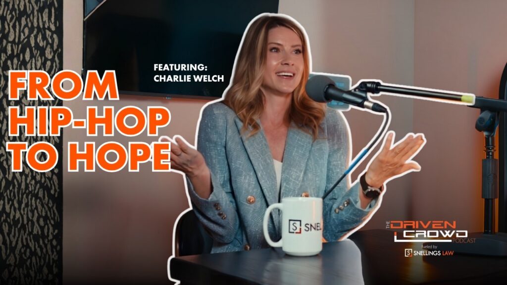 Charlie Welch, founder and executive director of Melody of Hope, featured on the Driven Crowd Podcast