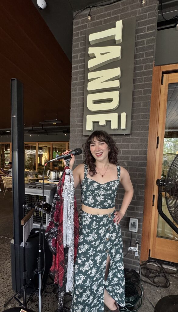 Local artist performing live at North Texas summer event - vocalist