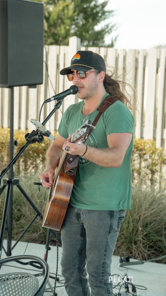 Local artist performing live at North Texas summer event - lead singer