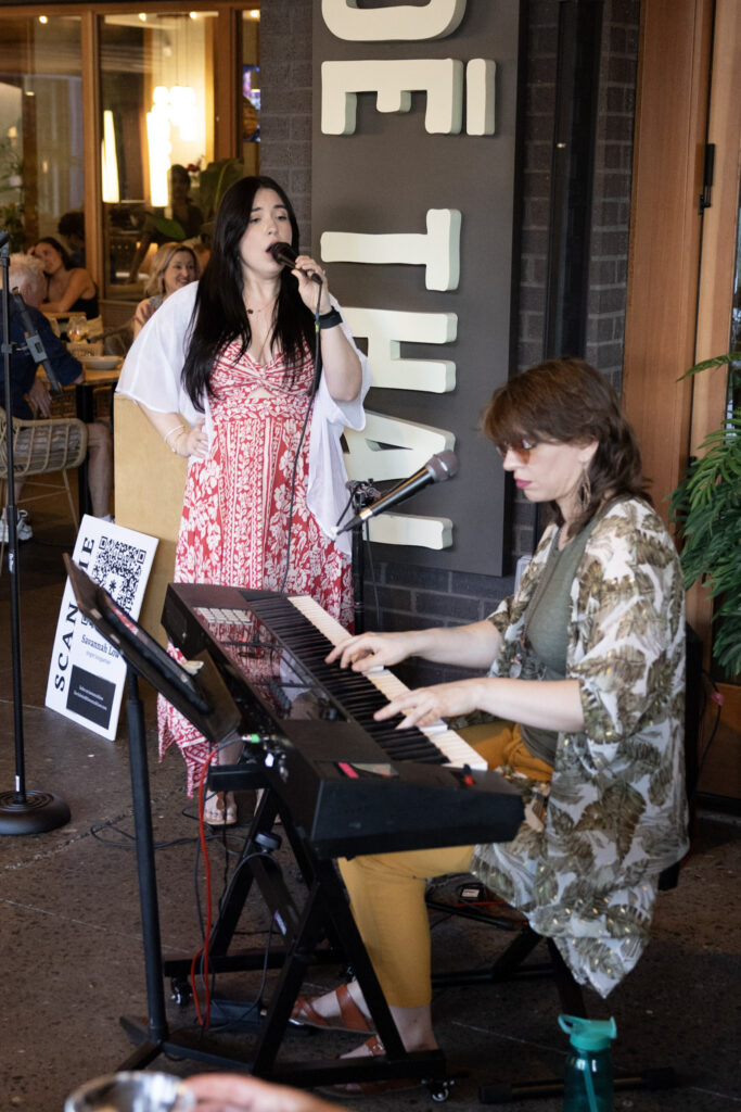 Local artist performing live at North Texas summer event - duo pianist lead vocal